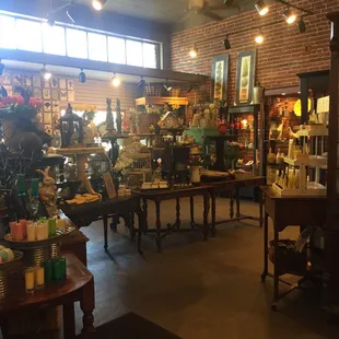 The creative ways they display some of their items.