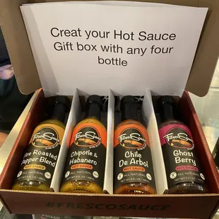 Hot Sauce gift boxes are now available now!