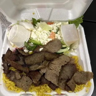 Traditional Gyro Platter