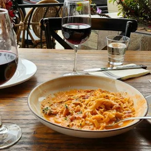 Pasta Alla Vodka &amp; Cabernet