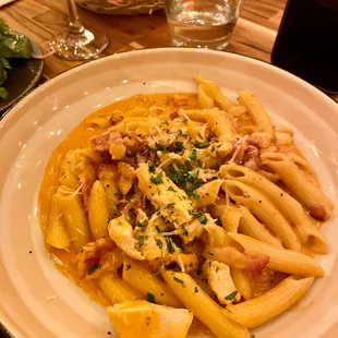 Pasta alla Vodka with Chicken