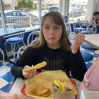 Melted Cheddar Cheese Sandwich