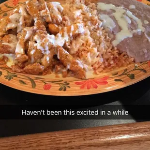 Chipotle chicken Plato