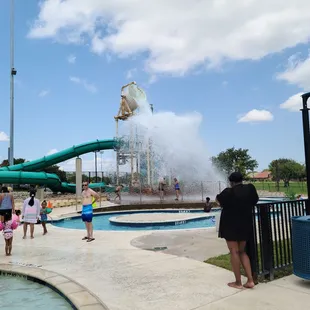 Lazy river and another slide