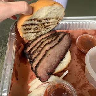 Lean Brisket Sandwhich