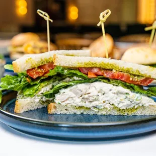 a chicken salad sandwich