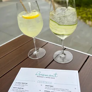 Limoncello Spritz &amp; Elderflower Spritz