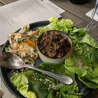 BEEF BULGOGI LETTUCE WRAPS