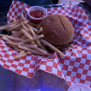 F-250 with American, onions and green peppers