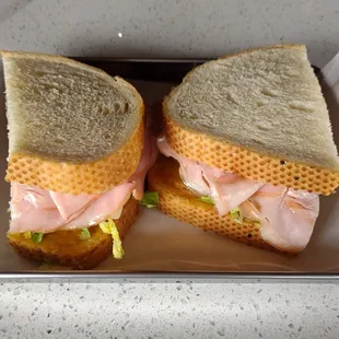 Ham and cheese sandwich