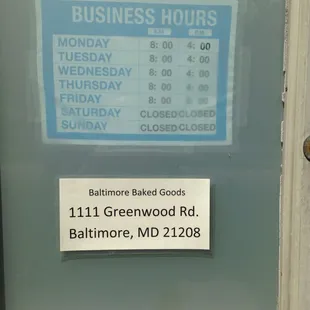 business hours