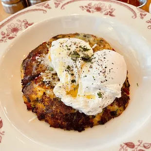 Yukon Gold Potato Hash and Poached Eegs