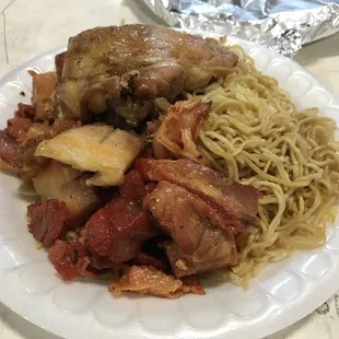 $6 mini char siu and shoyu chicken with fried noodles (totally killed this plate!! Ohh yeeeaaahhh baby!!)