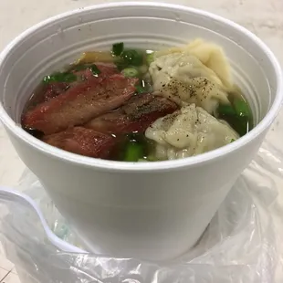 $5.00 large wonton mein. Can't beat this bargain! Super Ono broth too!! A must have, but gotta go early cause they run out fast.