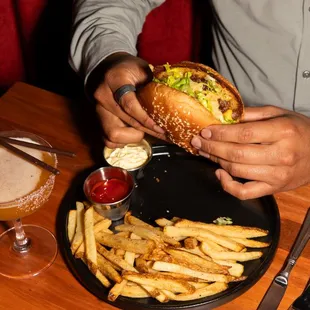 burgers, food, burger