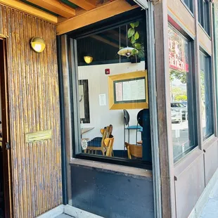 Front entryway/ menu box