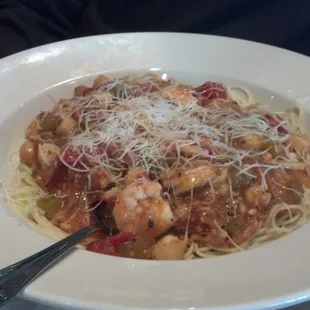 Angle Hair Seafood Provencal