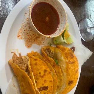 Pork &amp; chicken tacos