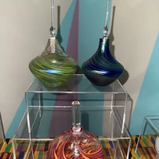 3 lovely perfume bottles