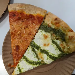 Cheese, ricotta and pesto