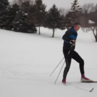 Groomed ski trails for your winter activity. Follow Roseville Parks and Recreation for grooming schedule