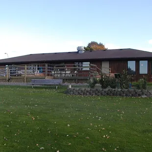 Clubhouse on a fall day