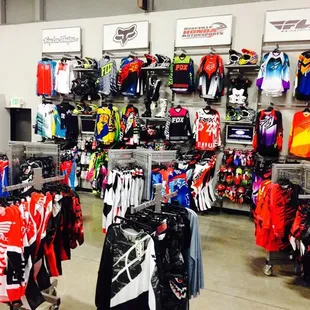 We have a wide array of gear for riders of all ages.