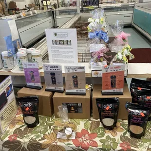 They also have sweets for those that have a sweet tooth.