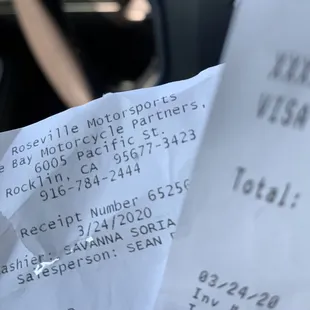 Receipt within 14 days &amp; brand new battery.