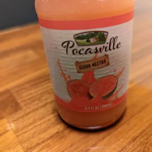 a bottle of peachie