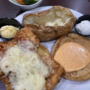 Nick's chicken sandwich.