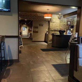 a view of the dining area