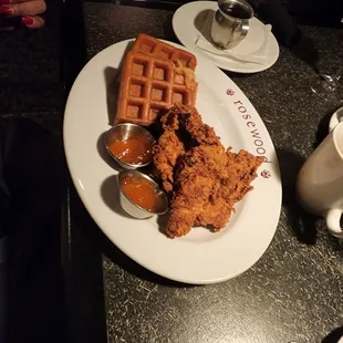 food, waffles