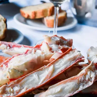  lobster and asparagus