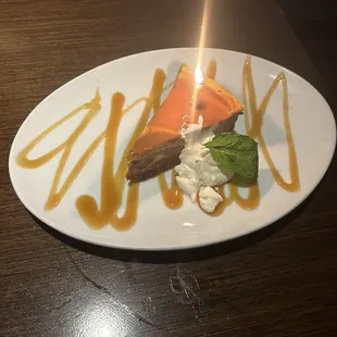 Salted caramel cheesecake