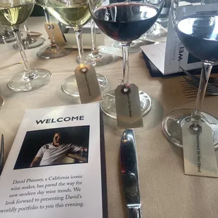 Wine dinner