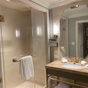 Grand deluxe king suite bathroom