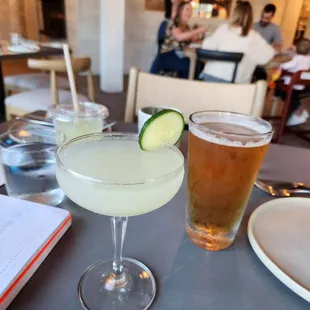 Cucumber martini