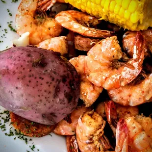 Shrimp by the pound!