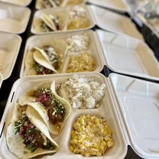 Drive-by lunch for Teacher Appreciation Week during COVID-19.