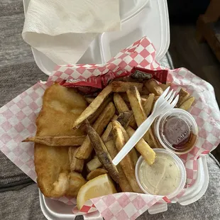 fish and chips, seafood, fish, food