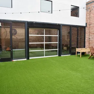 Patio attached to Playground room