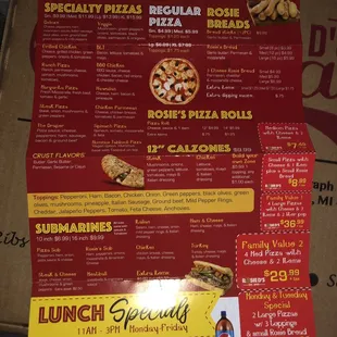 New menu