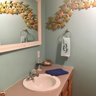 Bathroom inside unit