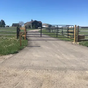 Driveway to vacation rental