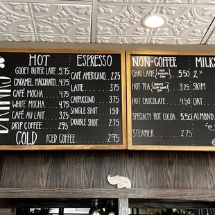 Decaf coffee was decent and they have oat milk.