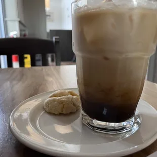 Gooey Butter Latte (with a surprise cookie!)
