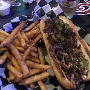 The Philly with jalepenos.