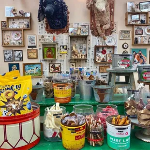 So many treats and interesting things to view at Rosie's Barkét.