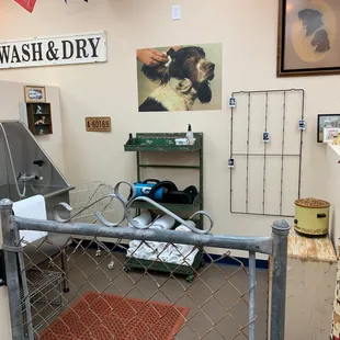 We have 4 self-contained DIY wash stations. Each is decorated differently, so pick your favorite and suds up!